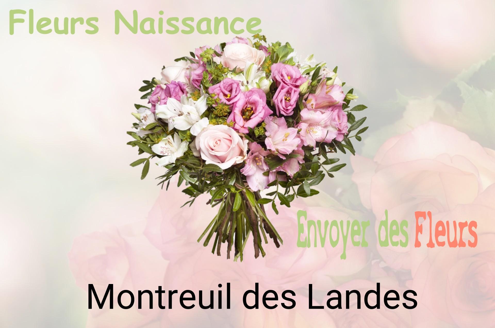 Bouquet de fleurs de naissance livré à Montreuil-des-Landes